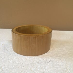 Bamboo Coconut Holder - Natural Varnished-0